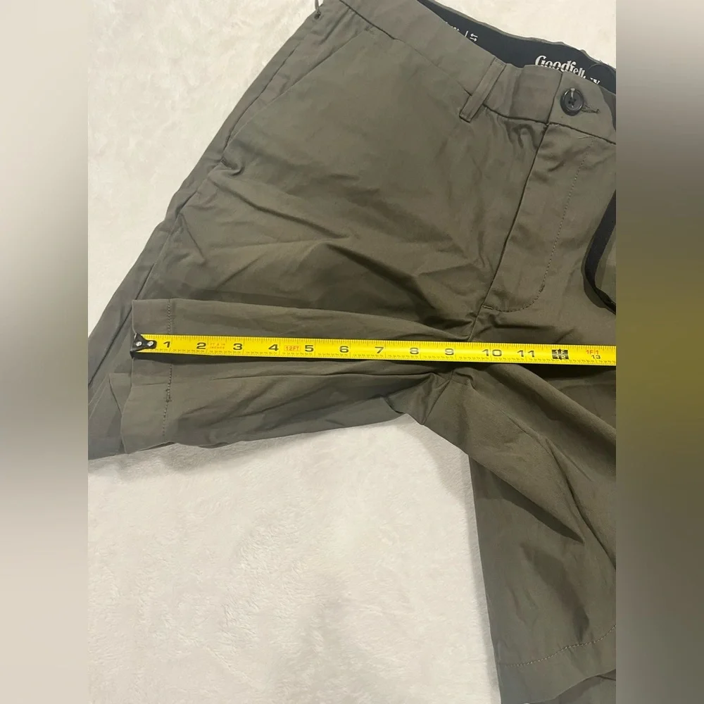 Goodfellow & Co Men’s 9" Performance Tech Chino Shorts - Olive Green Size 30 - Picture 11 of 11